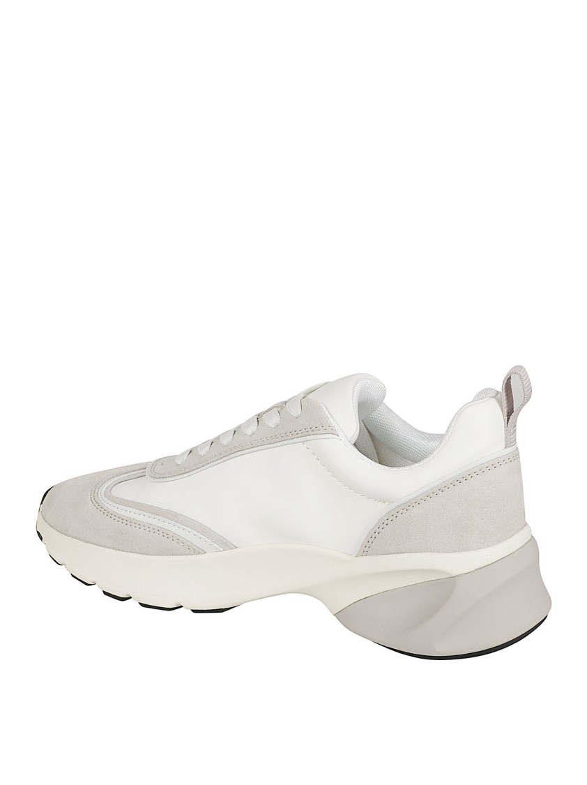 Tory Burch Refined Sneakers With Artful Suede Wit