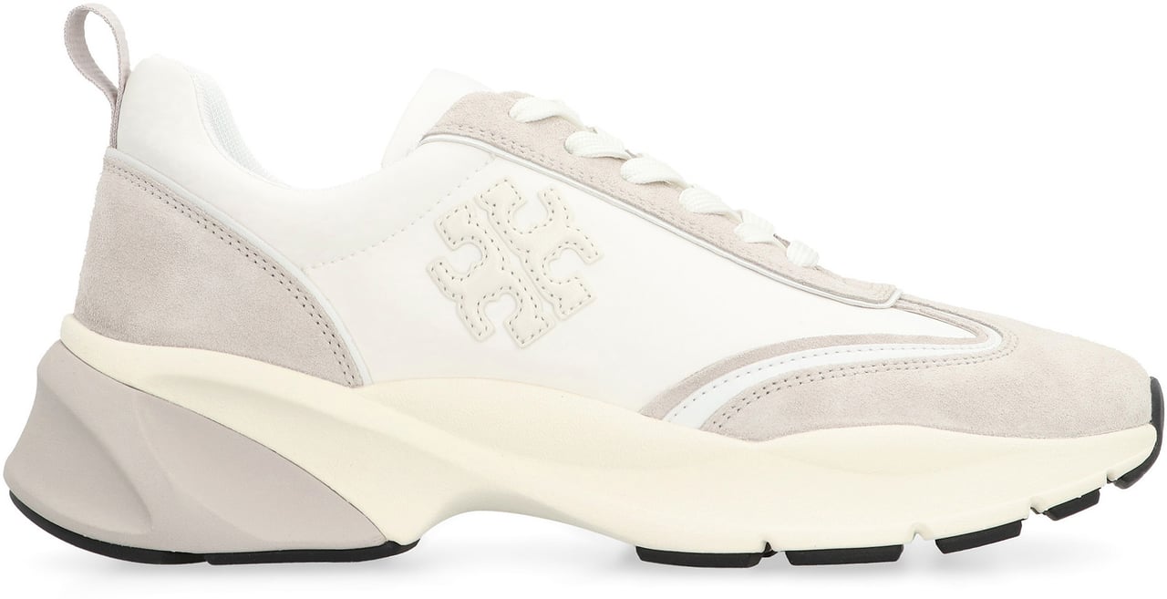 Tory Burch Good Luck Leather sneakers Wit