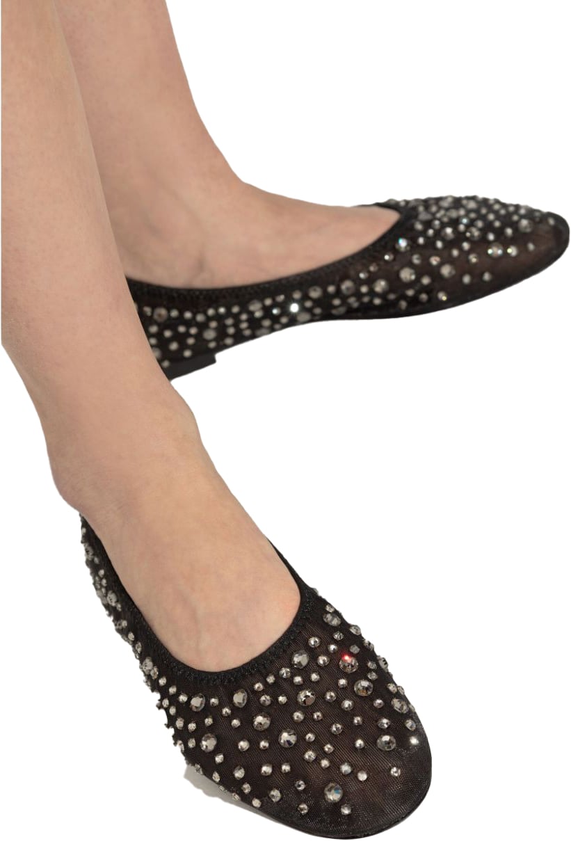 Tory Burch Flat Shoes Black Zwart