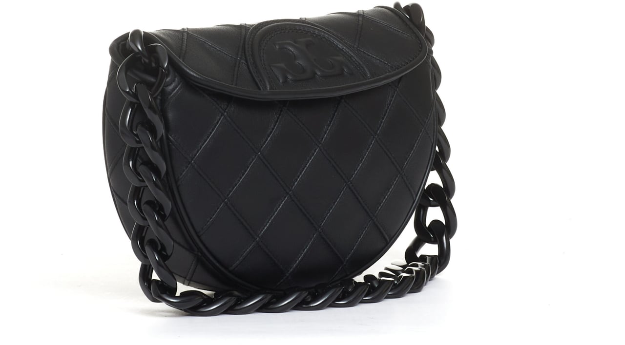 Tory Burch Sella Nera Catena Nera Zwart