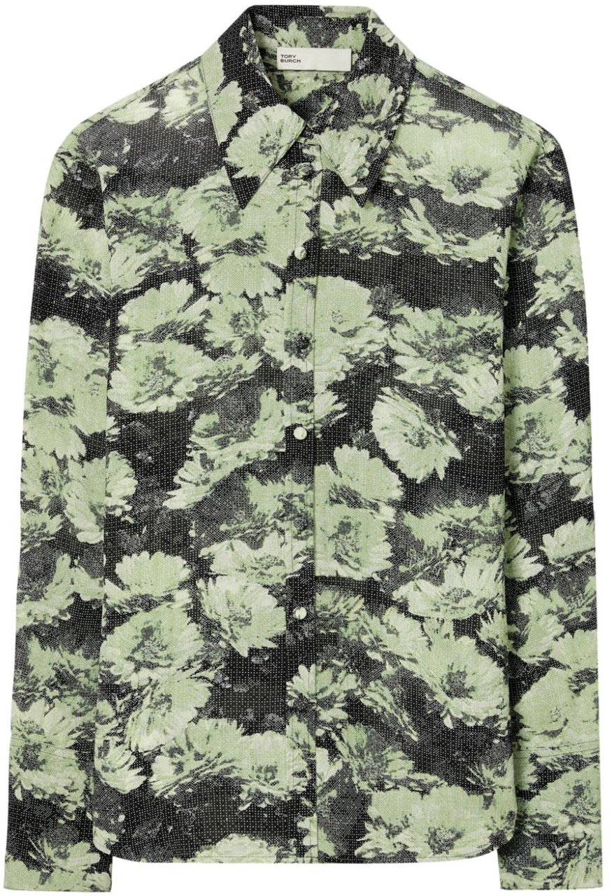 Tory Burch Shirts Green Groen