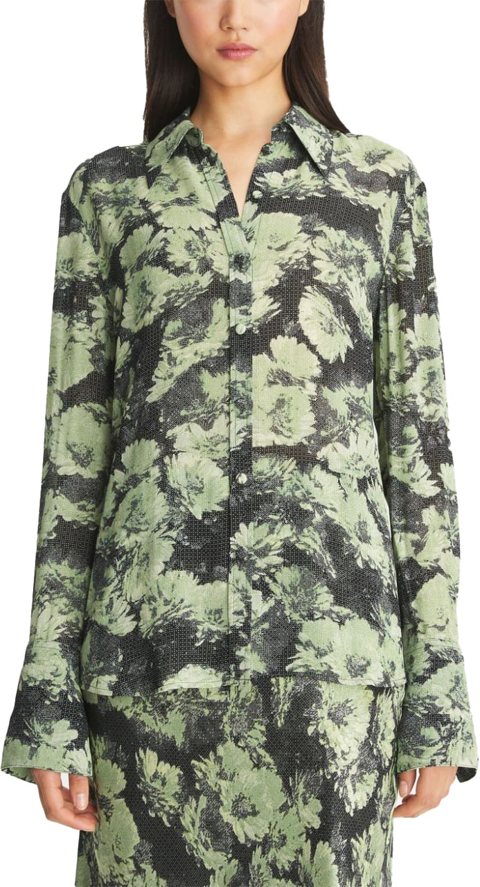 Tory Burch Shirts Green Groen