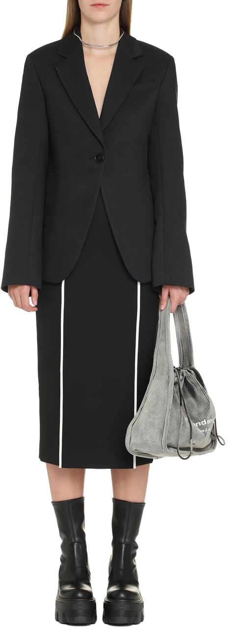 Tory Burch Crepe blazer Zwart