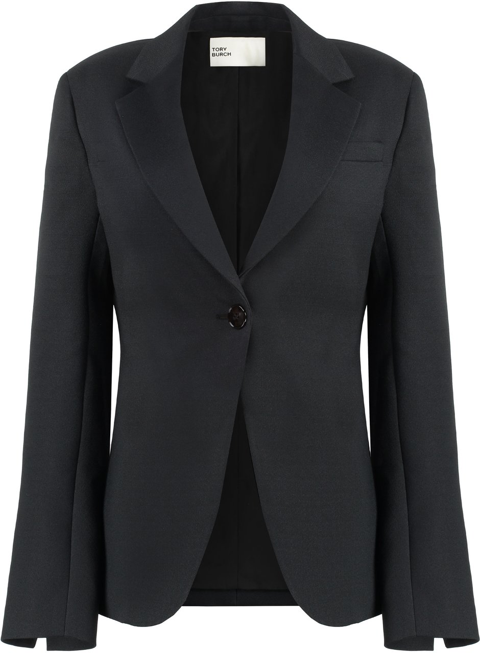 Tory Burch Crepe blazer Zwart