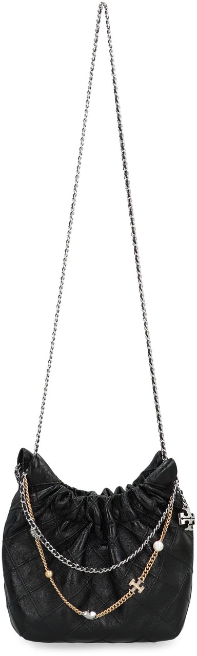 Tory Burch Fleming Mini shoulder bag Zwart