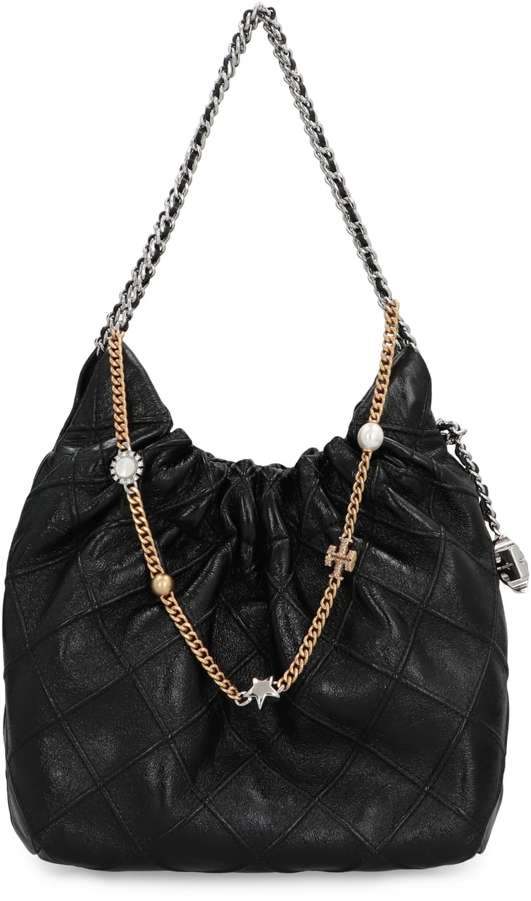 Tory Burch Fleming Mini shoulder bag Zwart