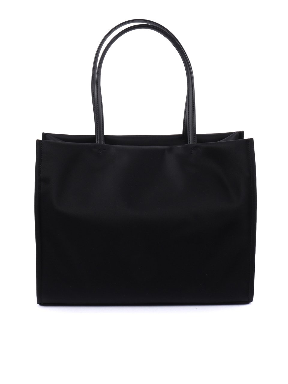 Tory Burch Black Ella Small Embossed Tote Bag Zwart