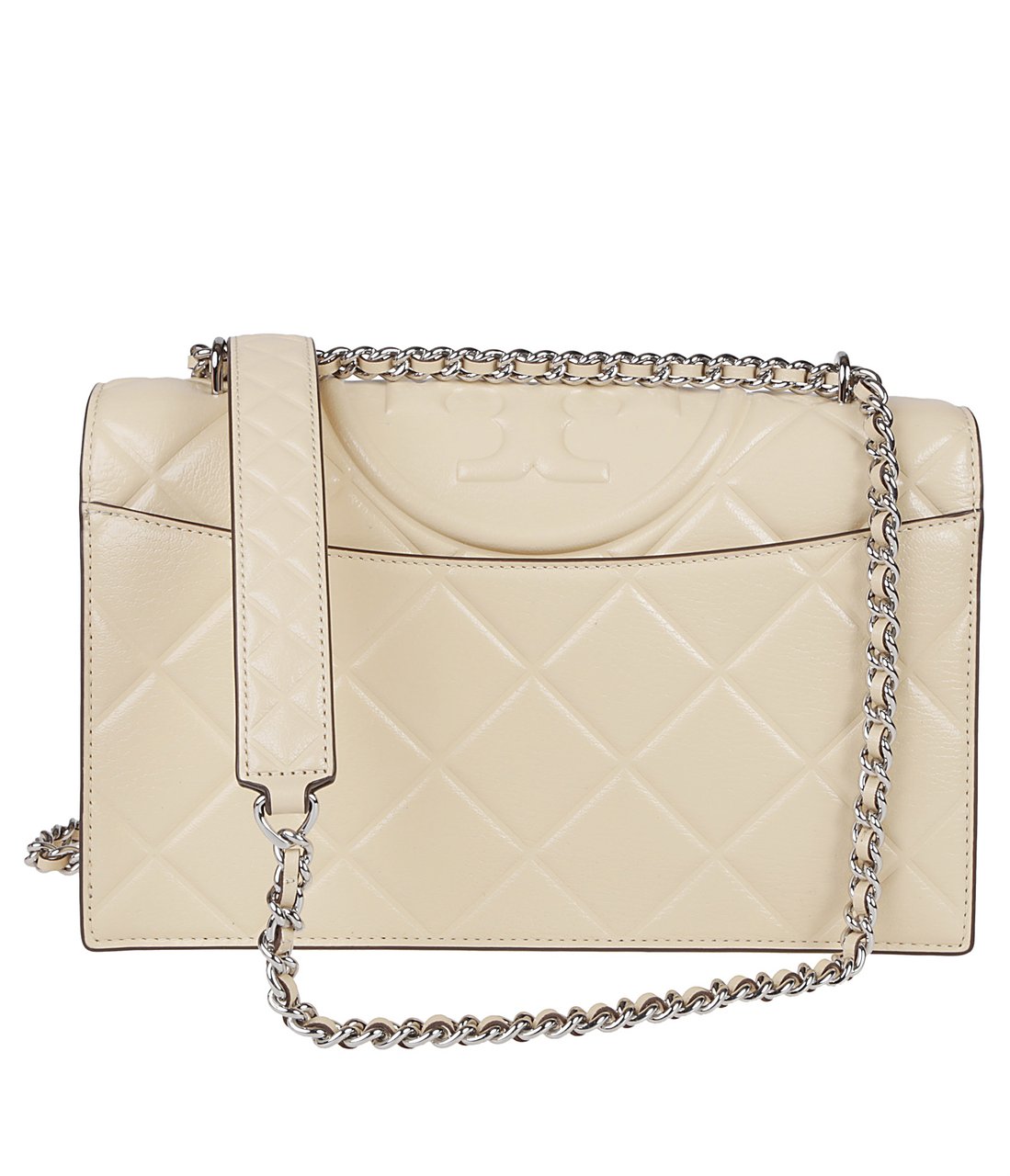Tory Burch Fleming Convertible Shoulder Bag Nude & Neutrals Beige