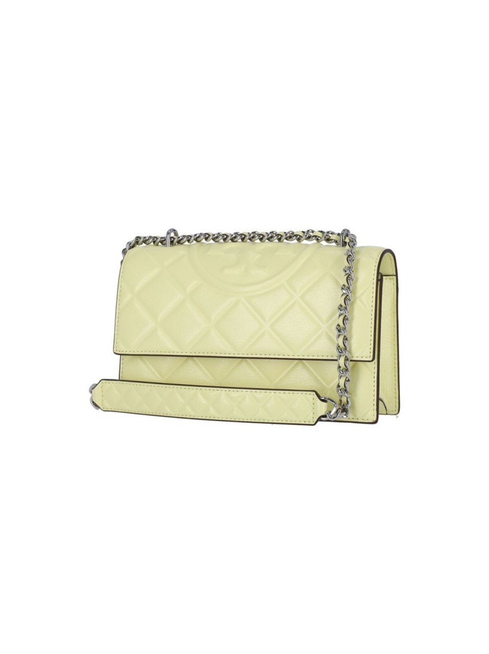 Tory Burch "Fleming" Small Shoulder Bag – Yellow Geel