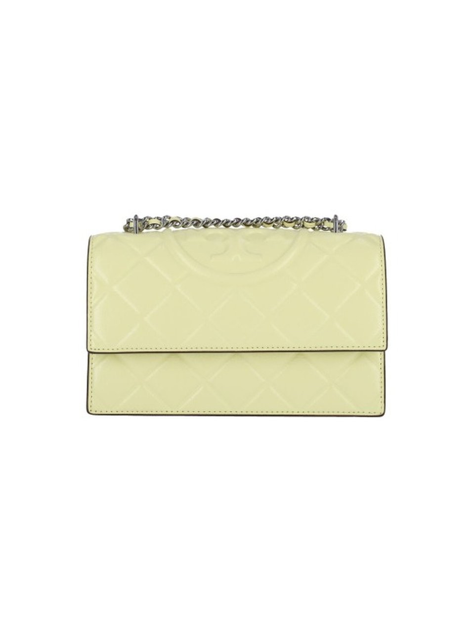 Tory Burch "Fleming" Small Shoulder Bag – Yellow Geel