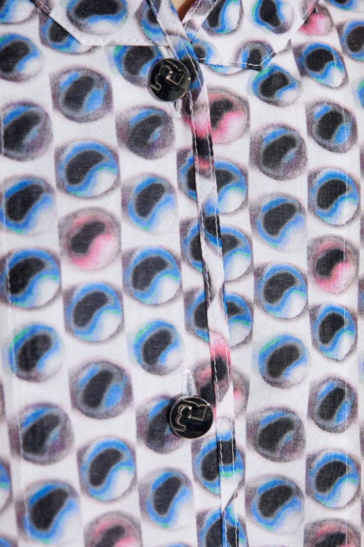 Tory Burch Playful Pattern Relaxed Fit Dress Grijs