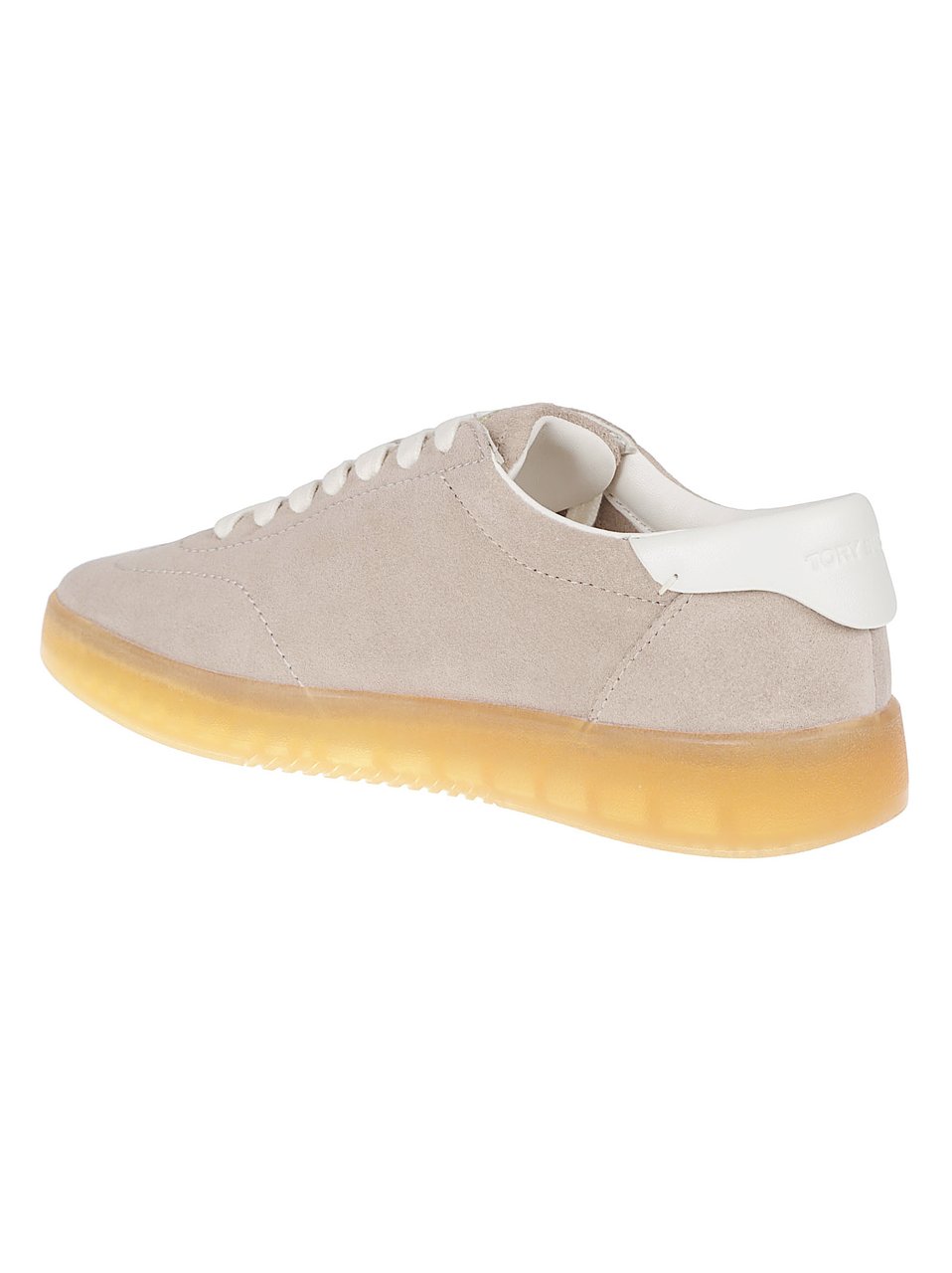 Tory Burch Phoenix Sneakers Featuring Suede Upper Neutraal