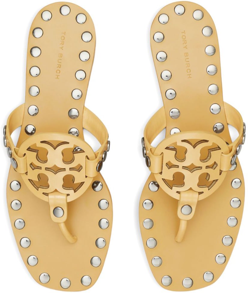 Tory Burch Sandals Beige Geel
