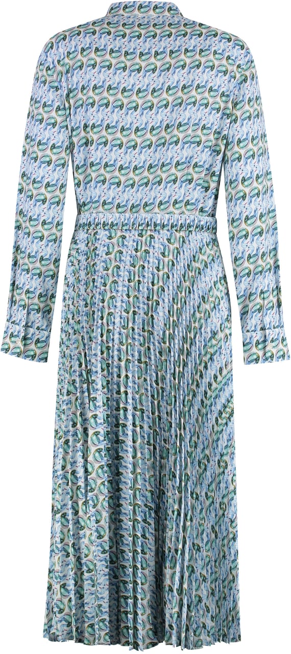 Tory Burch Printed shirtdress Blauw