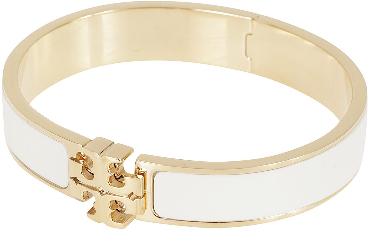TORY BURCH Kira Enamel Bracelet Zilver