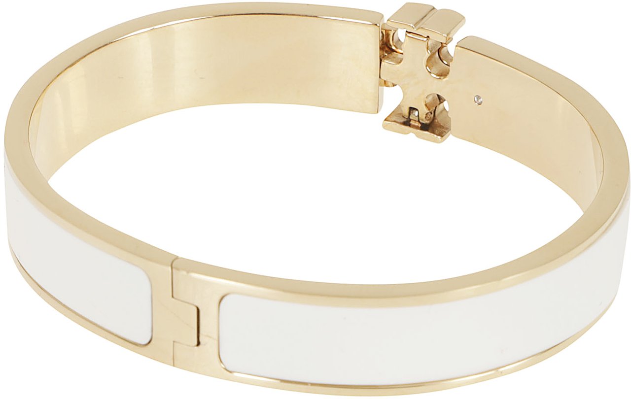 TORY BURCH Kira Enamel Bracelet Zilver