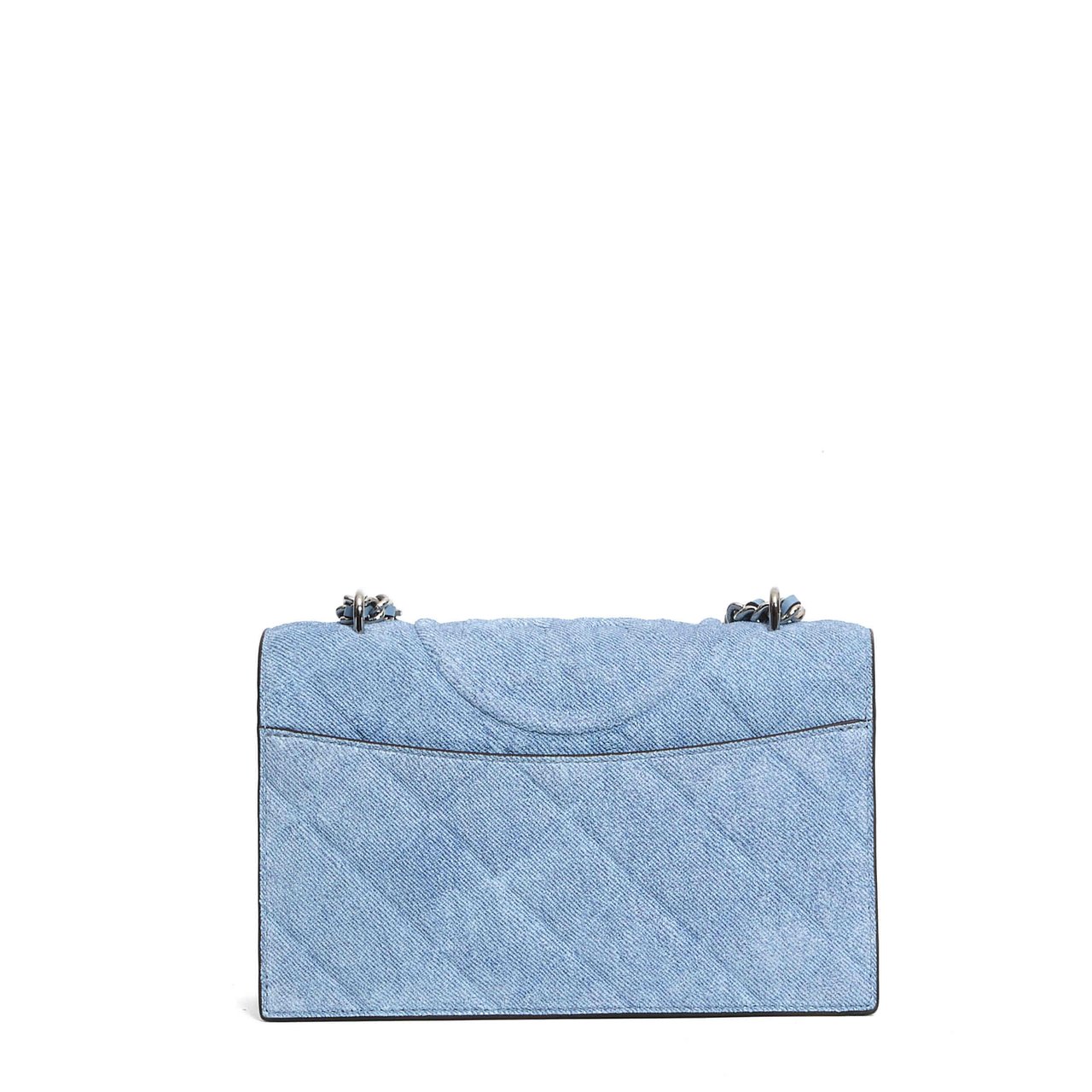 Tory Burch Small Shoulder Bag Denim Blauw