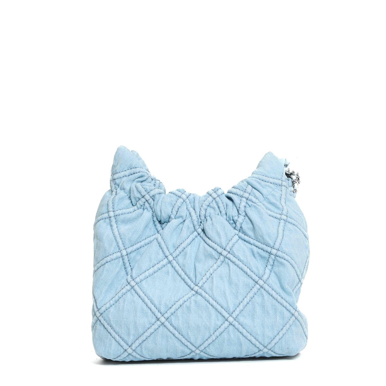 Tory Burch Mini Hobo Seltzer Denim Blauw