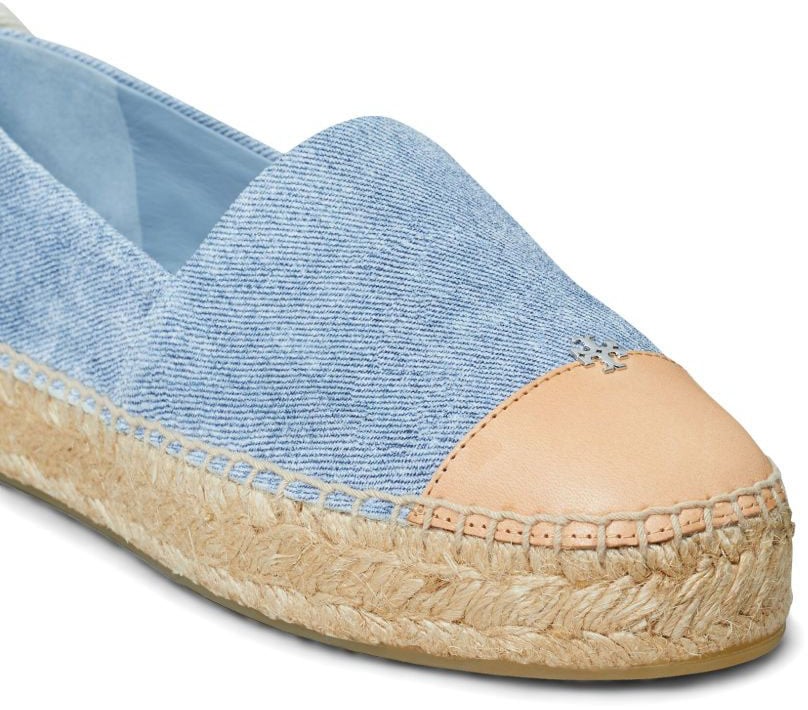 Tory Burch Flat Shoes Blue Blauw