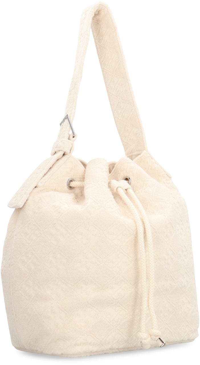 Tory Burch Towelling bucket bag Neutraal