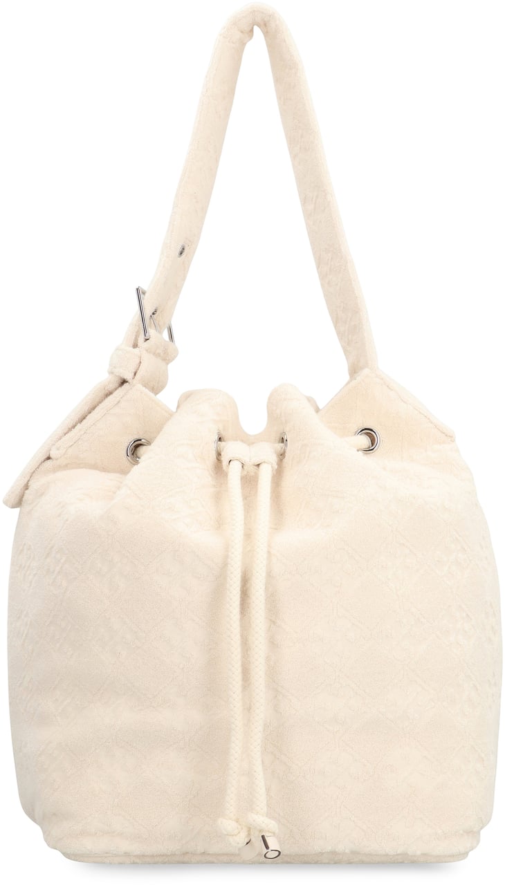Tory Burch Towelling bucket bag Neutraal