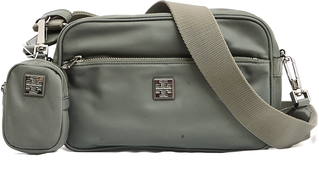 Tory Burch Shoulder Bag Nylon Grigio Grijs