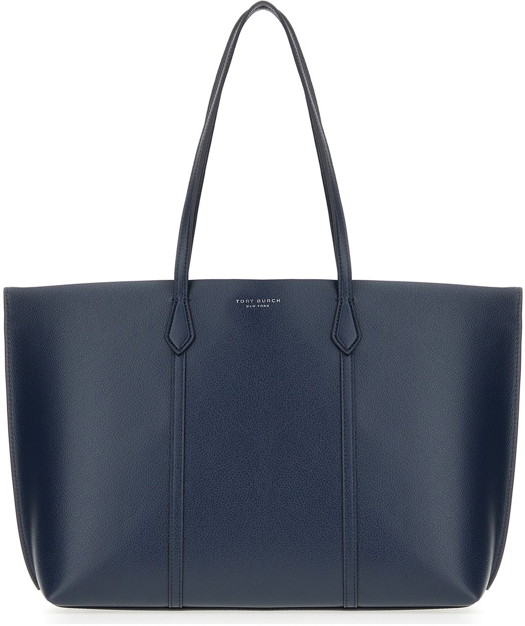 Tory Burch Blue leather shopping bag Blauw