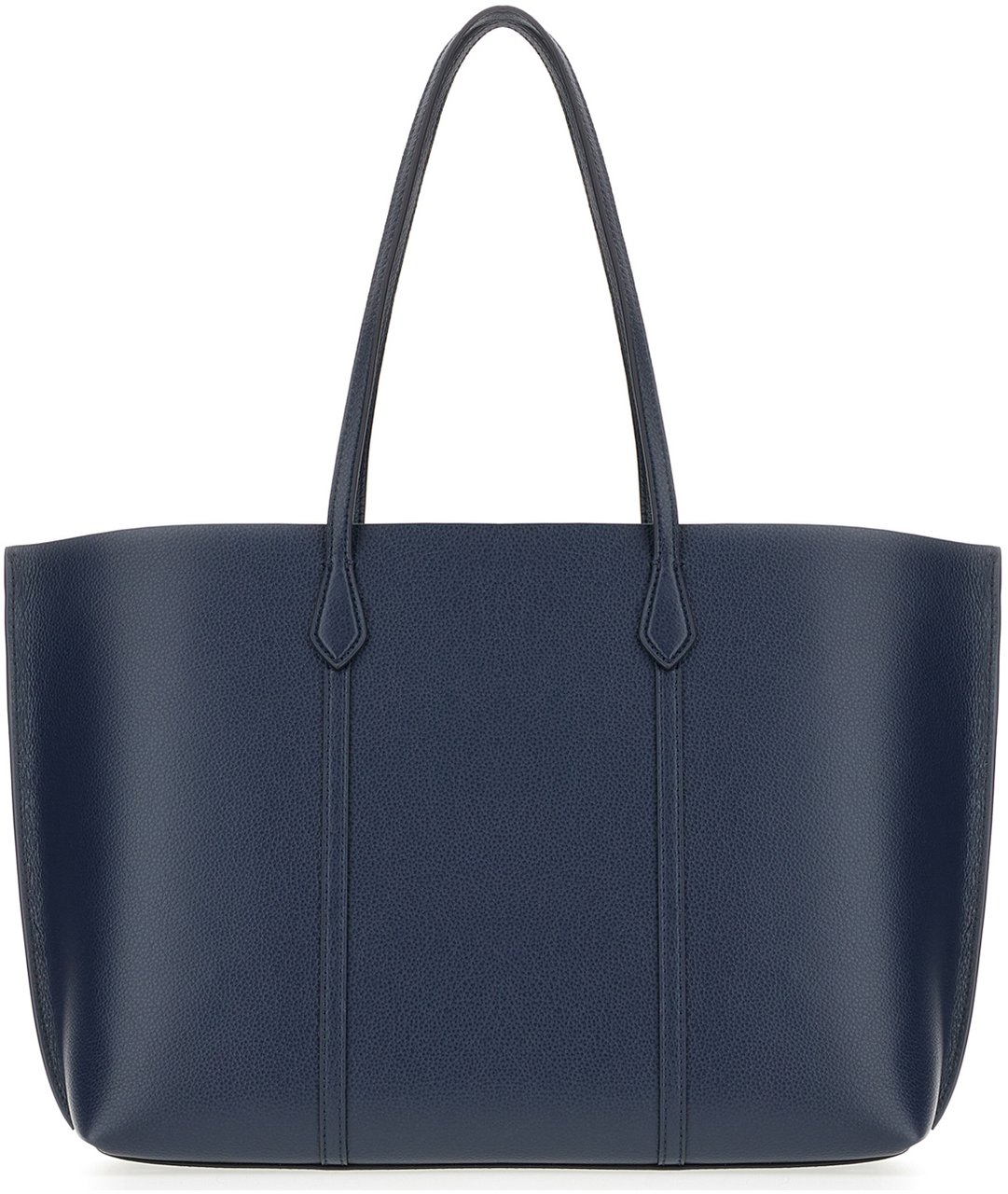 Tory Burch Blue leather shopping bag Blauw