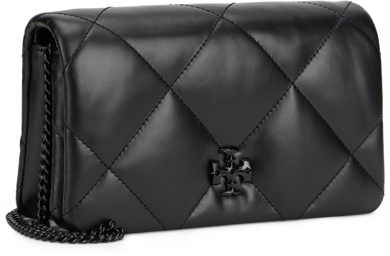 Tory Burch Quilted leather bag Zwart