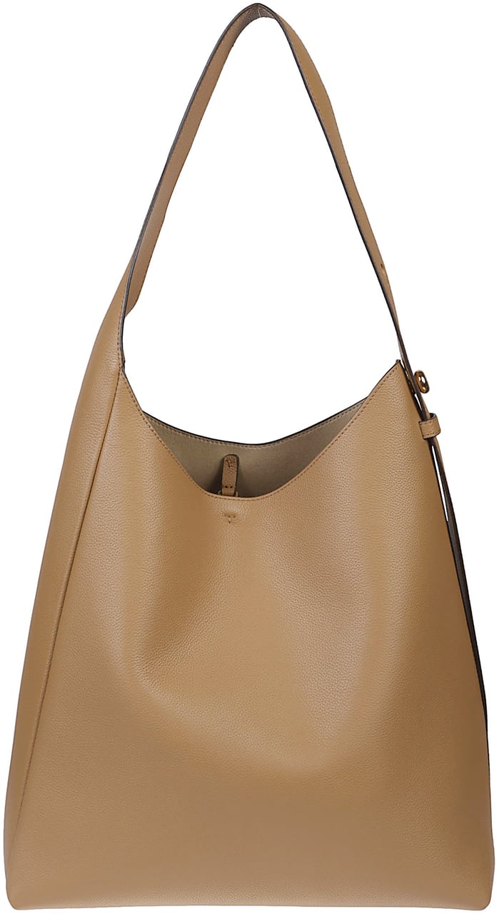 Tory Burch Romy Hobo Bag Nude & Neutrals Beige