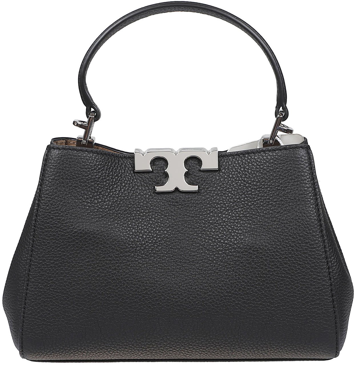 Tory Burch Mini Eleanor Soft Satchel Bag Black Zwart