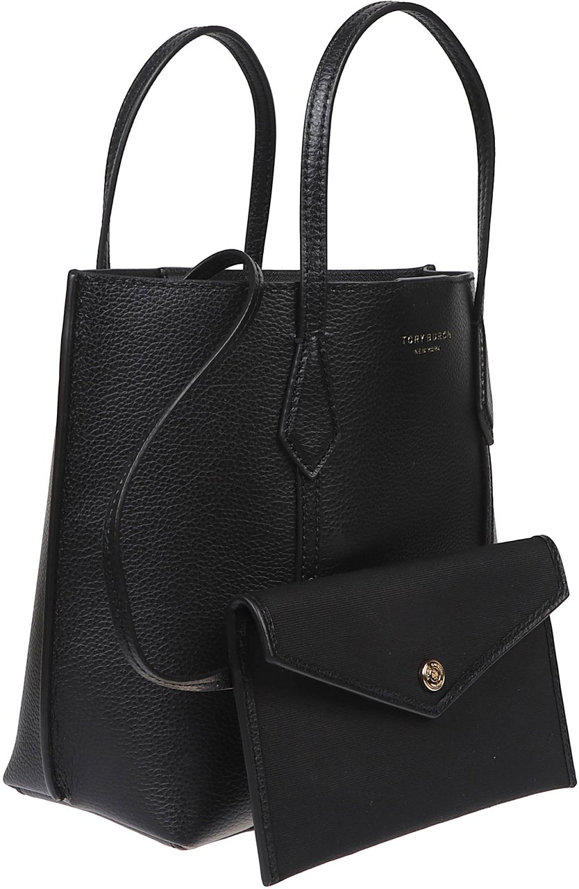 Tory Burch Small Perry Tote Bag Black Zwart