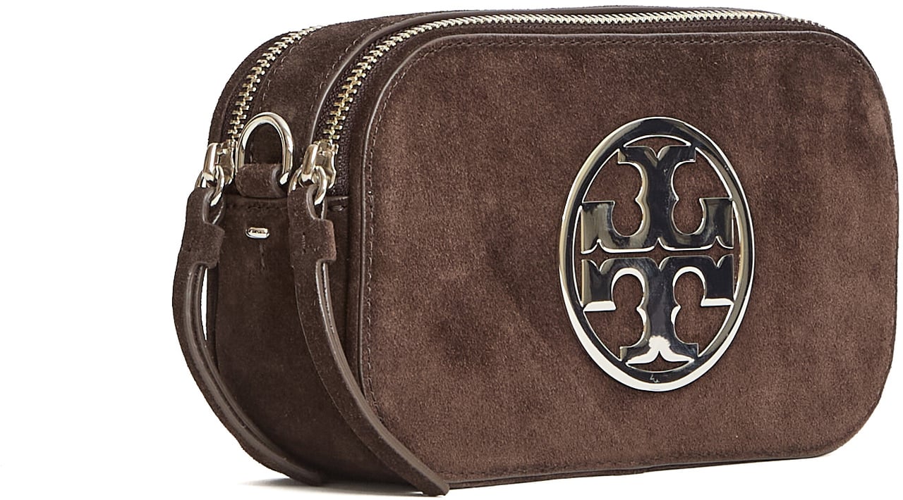 Tory Burch Mini Borsa A Tracolla Scamosciata Miller Grijs
