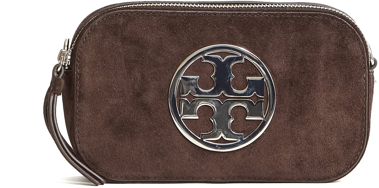 Tory Burch Mini Borsa A Tracolla Scamosciata Miller Grijs
