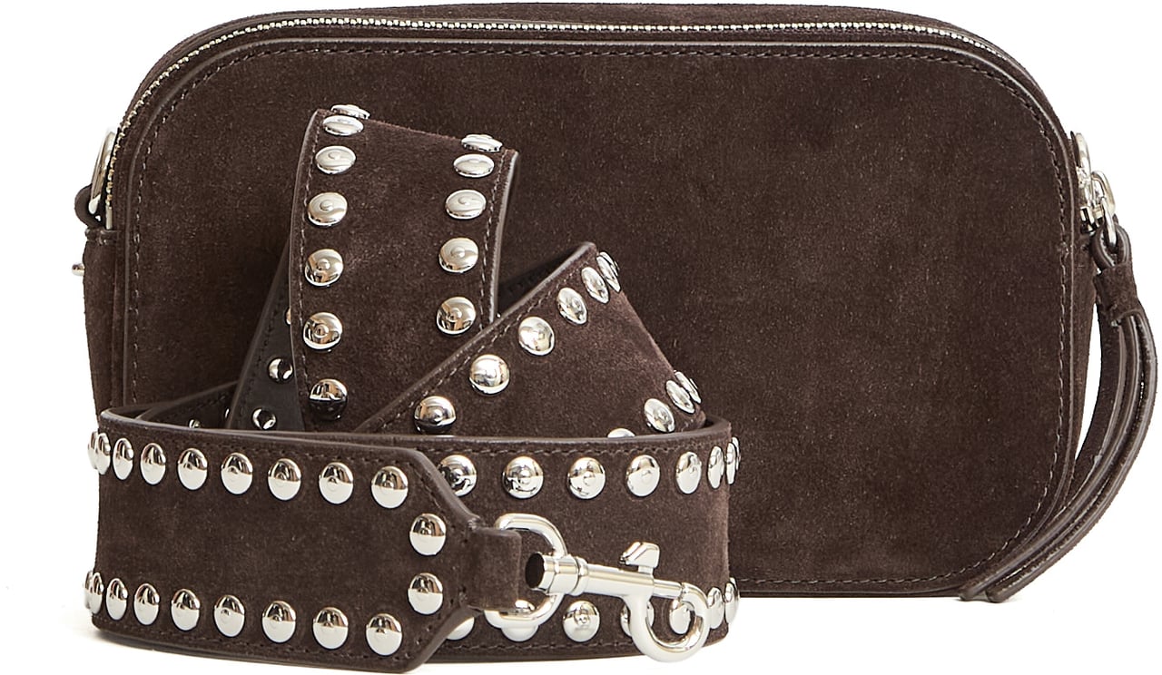 Tory Burch Mini Borsa A Tracolla Scamosciata Miller Grijs