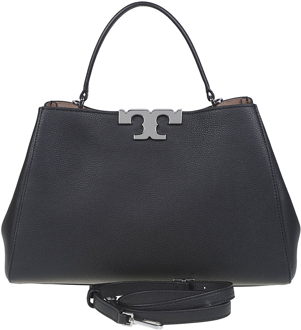 Tory Burch Eleanor Satchel Bag Black Zwart