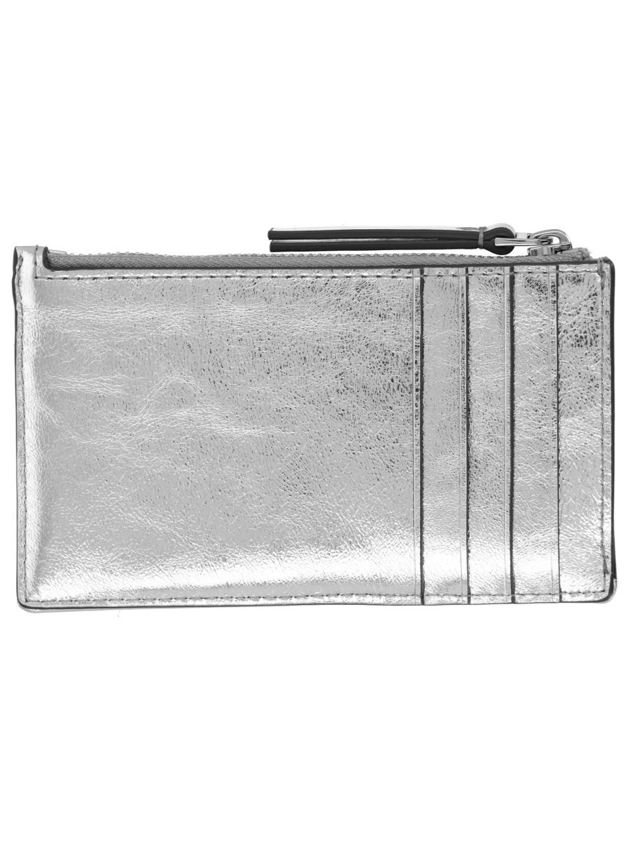 Tory Burch Kira Leather Quilted Card Holder Wit