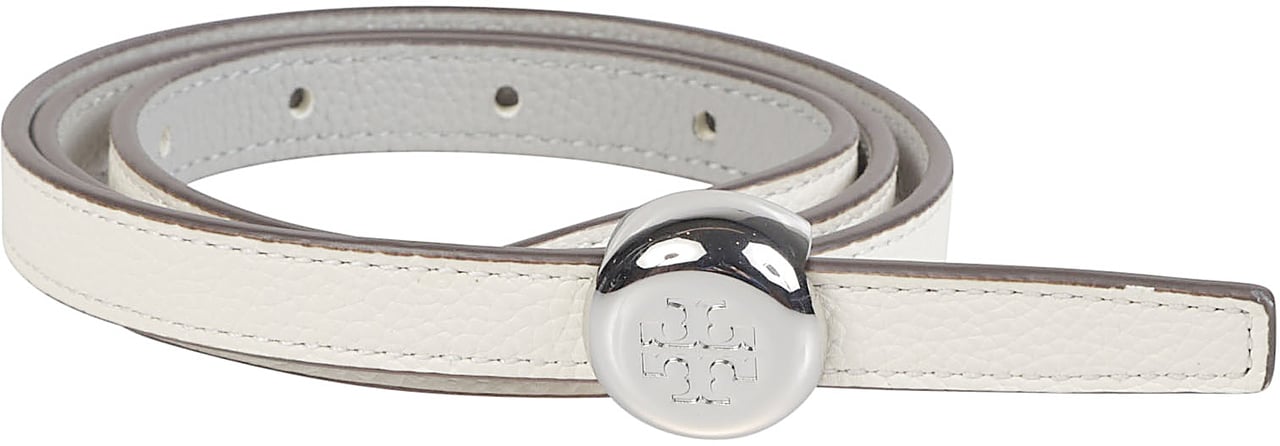 Tory Burch Romy Reversible Belt White Wit