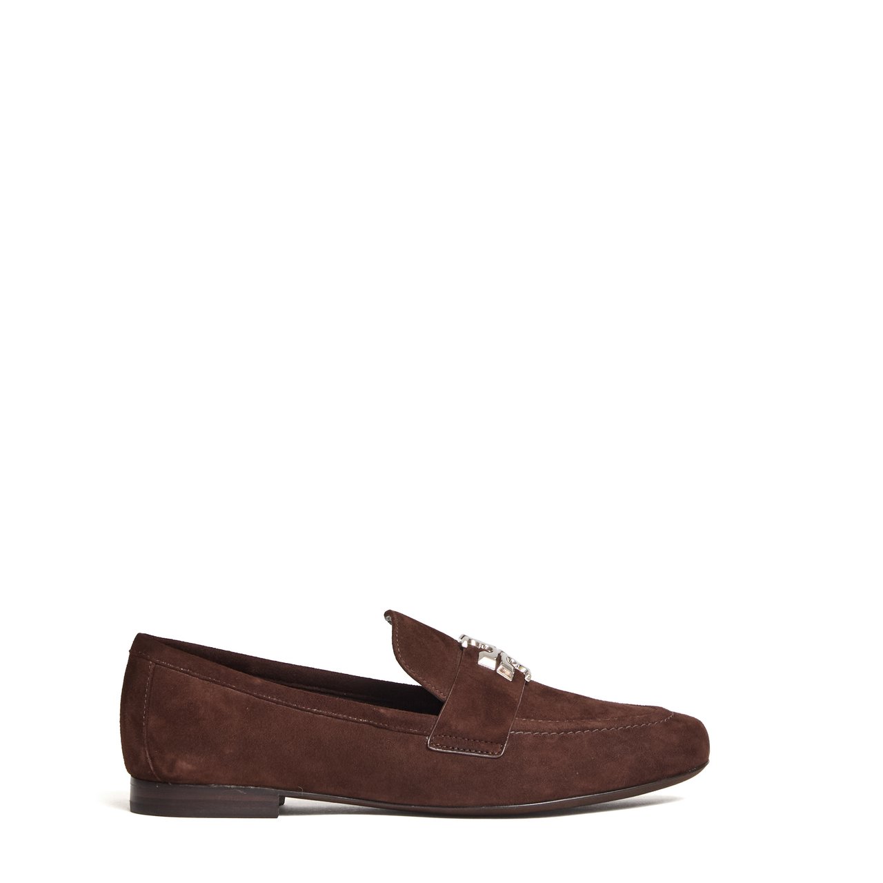 Tory Burch Eleanor Suede Nappa Lined Loafers Zwart