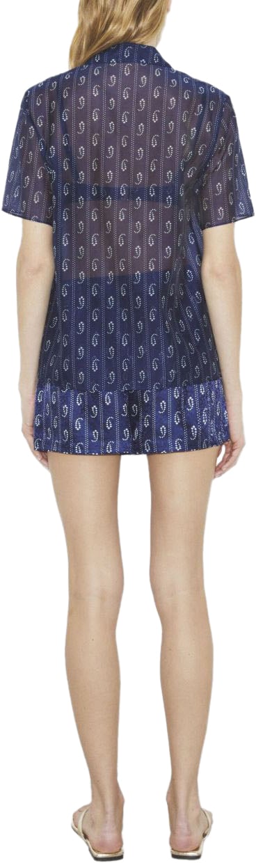 Tory Burch Shorts Blue Blauw