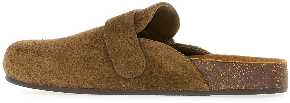 Tory Burch Tory Burch Brown suede Mellow slippers Bruin