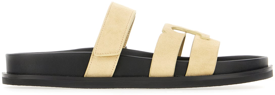 Tory Burch Tory Burch Beige suede Ines sandals Beige