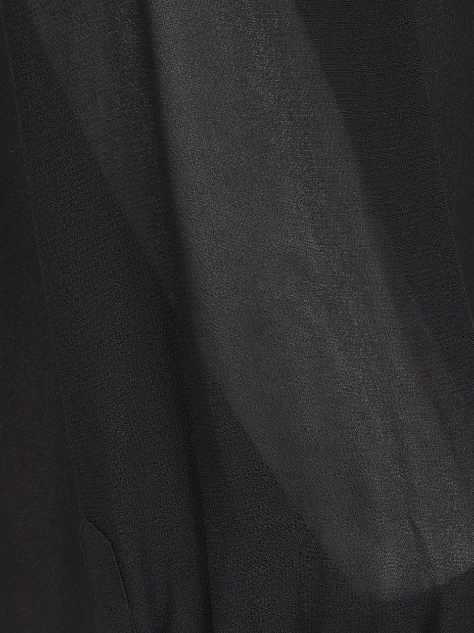 Tory Burch Sheer Georgette Blouse with Bow Detail Zwart