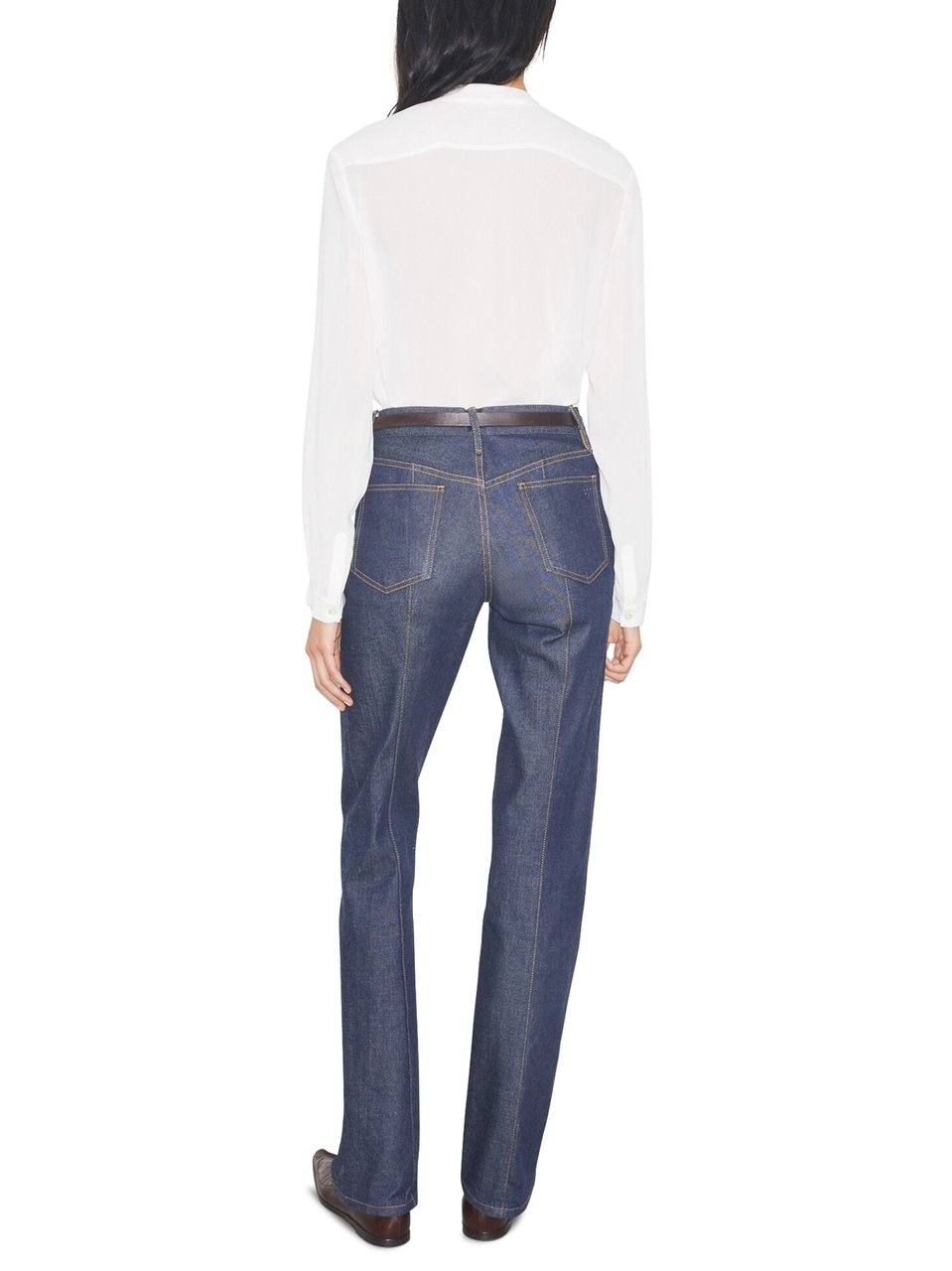 Tory Burch Georgette Blouse with Bow Tie and Button-Down Front Wit