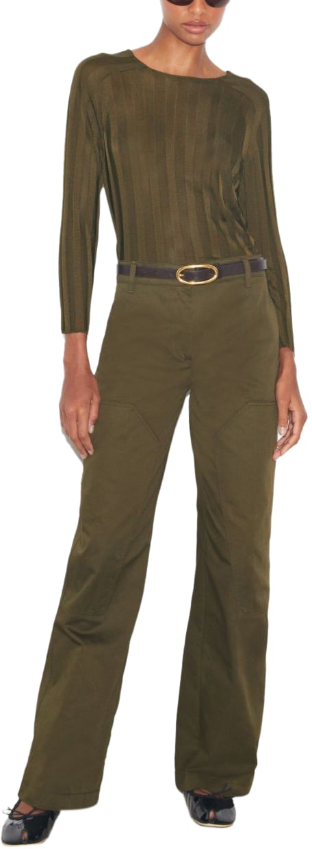 Tory Burch Tory Burch Pantaloni Verde Groen