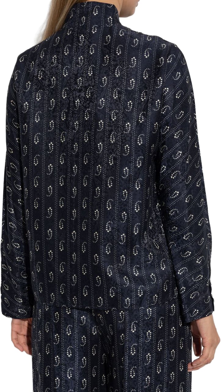 Tory Burch Shirts Blue Navy