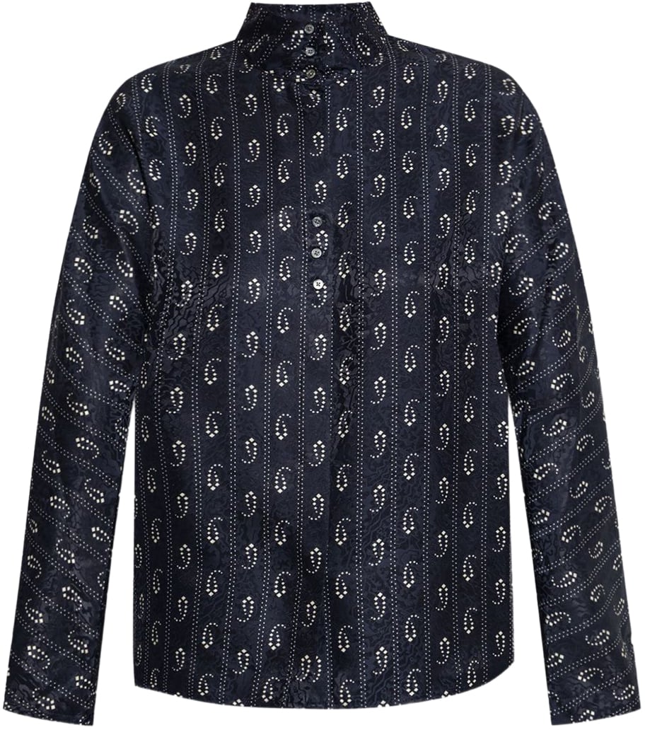 Tory Burch Shirts Blue Blauw