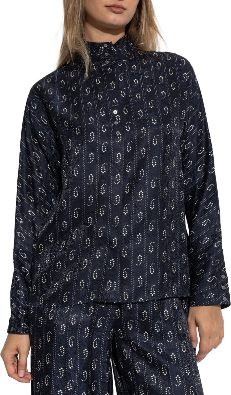 Tory Burch Shirts Blue Navy
