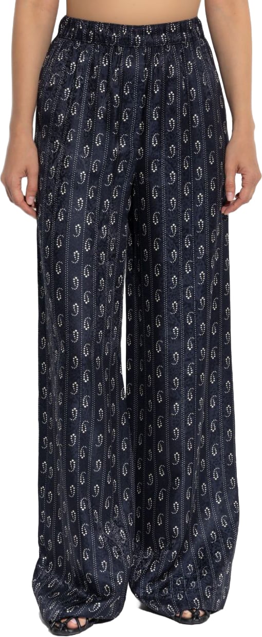 Tory Burch Trousers Blue Navy