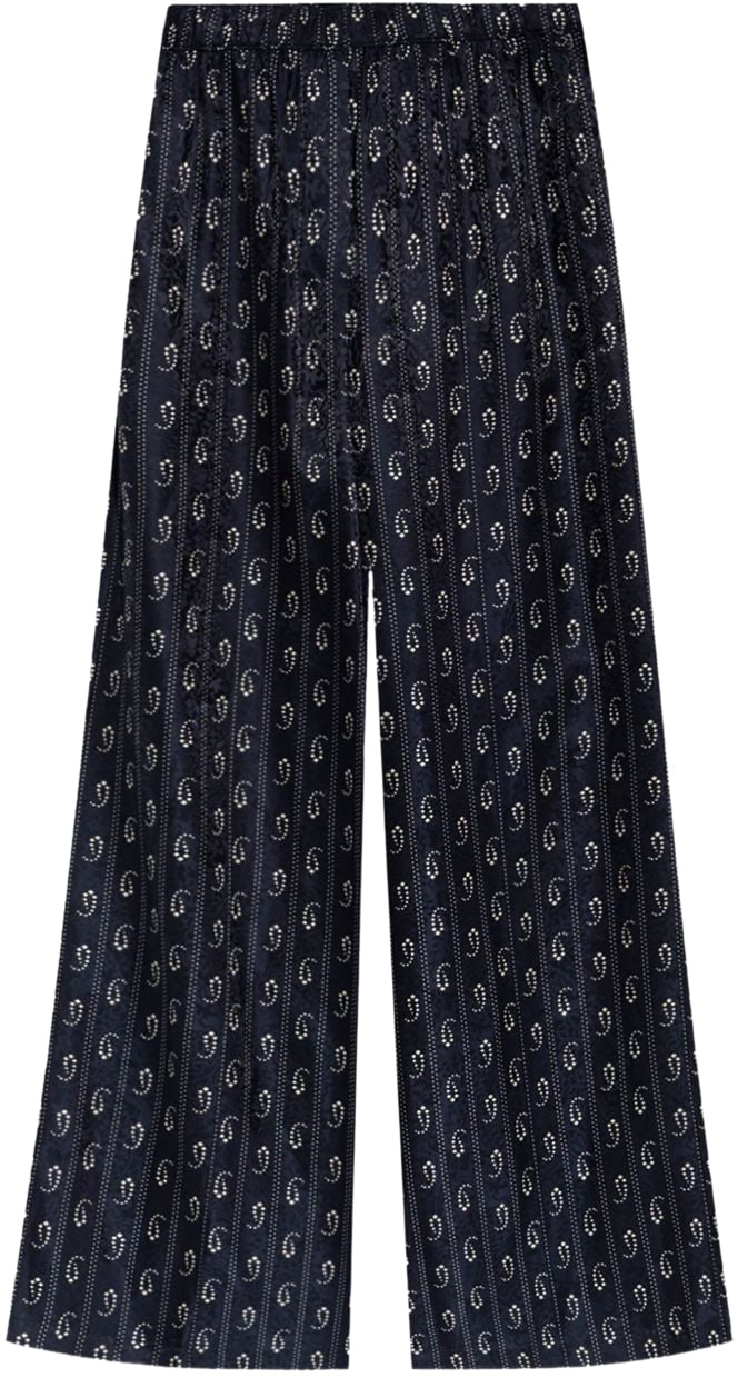 Tory Burch Trousers Blue Blauw